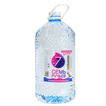 Вода минеральная природная Семь Ручьев негазированная 6 л