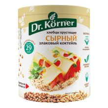 Хлебцы мультизерновые Dr.Korner злаковый коктейль сырный 100 г