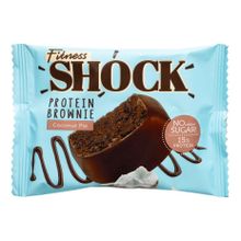 Печенье FitnesShock Брауни Кокосовый пирог протеиновое глазированное 50 г