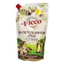 Майонез Mr.Ricco на перепелином яйце 67% 375 г