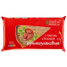 Хлебцы мультизерновые Хлебцы-Молодцы с томатом и базиликом 100 г