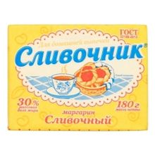 Маргарин сливочный Знатинъ Сливочник 30% СЗМЖ 180 г