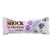 Батончик FitnesShock черничный десерт 40 г