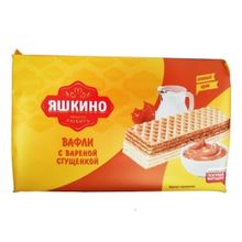 Вафли Яшкино с вареной сгущенкой 300 г