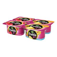 Йогуртный продукт Fruttis малина ананас-дыня 8% БЗМЖ 115 г