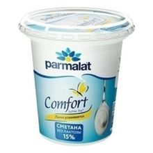Сметана 15% Parmalat БЗМЖ 300 г