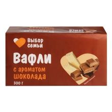 Вафли Выбор Семьи с ароматом шоколада 300 г