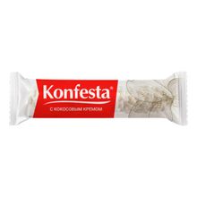 Конфеты вафельные Konfesta с кремовой начинкой в шоколадной глазури с кокосовой стружкой